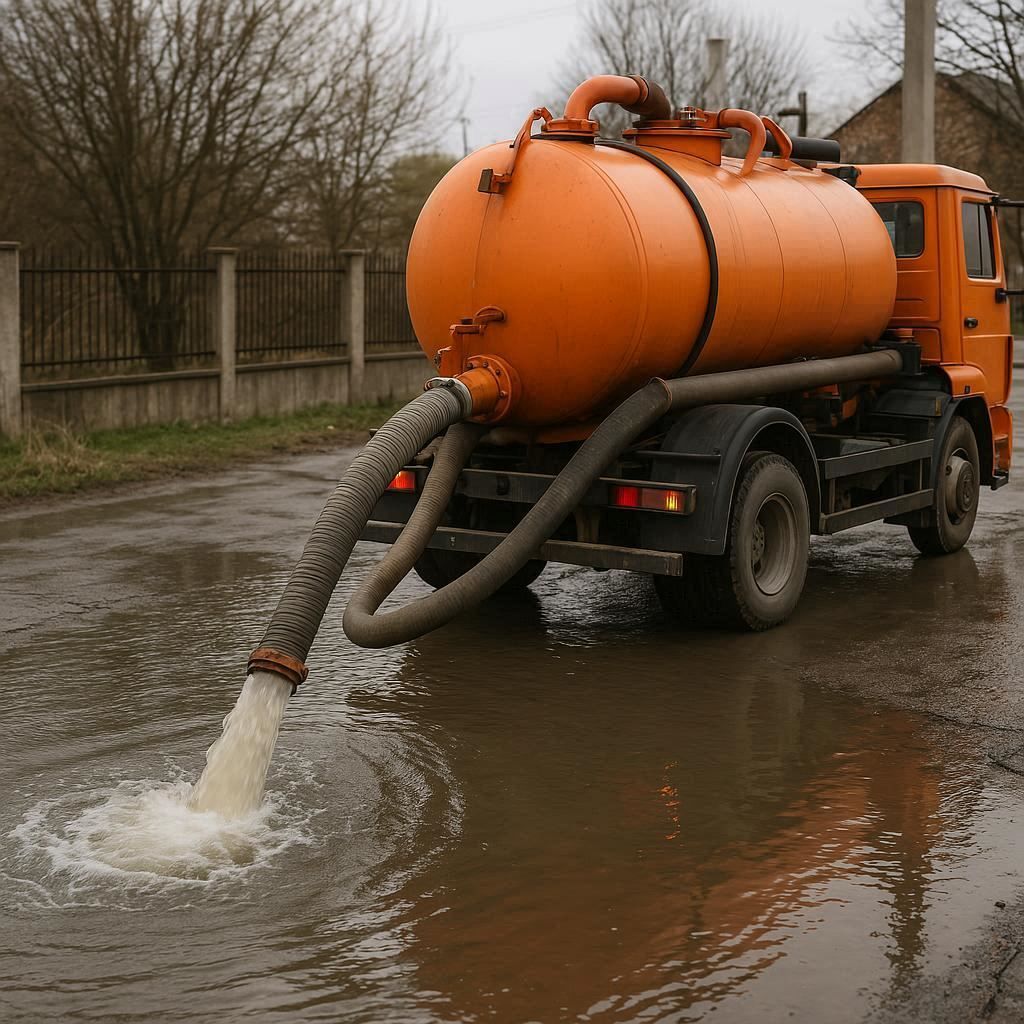 Откачка воды в Жуковском